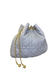 Borsa A Tracolla Dior Ammi Macrocannage Grigia