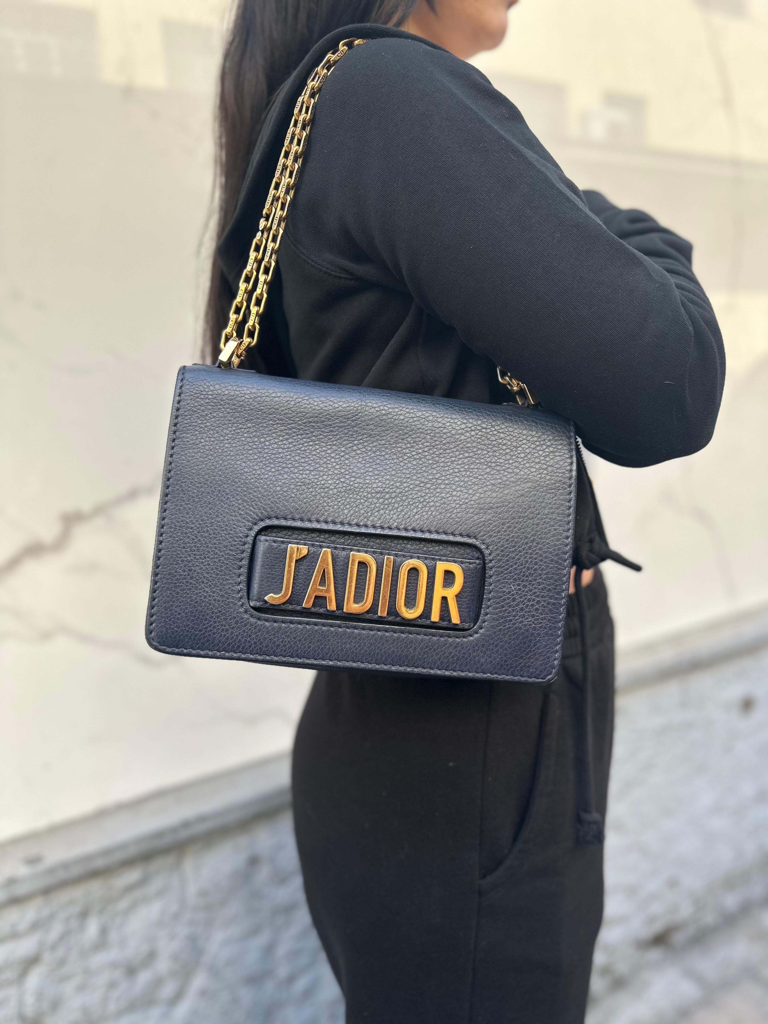 Borsa A Tracolla Dior J’Adior Blu For Sale 13