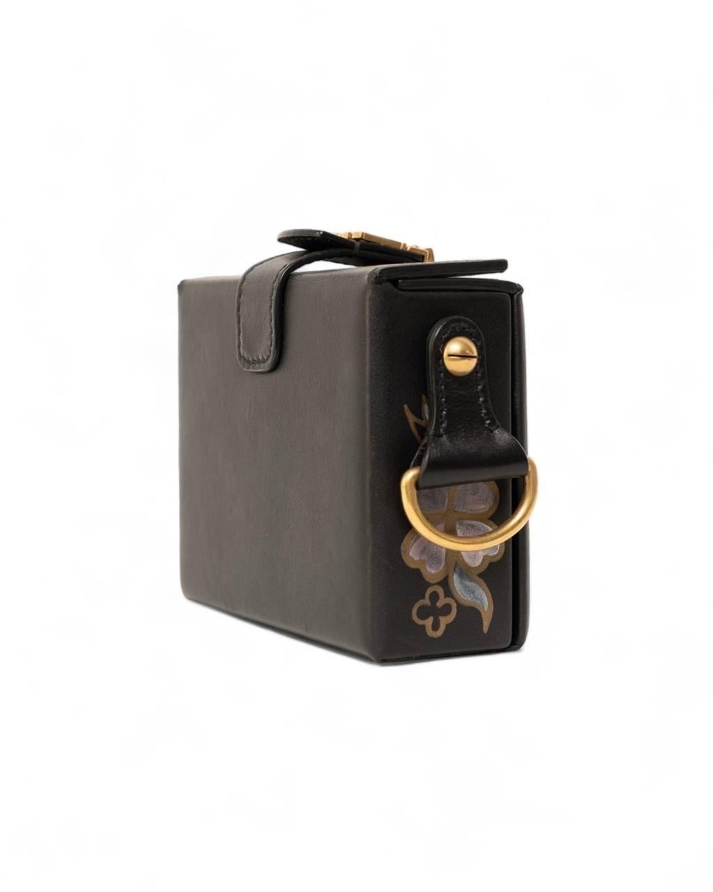 Borsa a Tracolla Dior LockBox Zodiaco A.E L. Nera in vendita 5