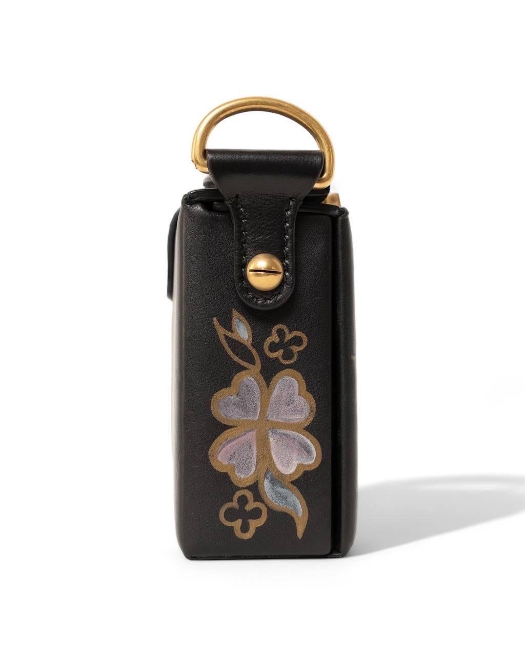 Borsa a Tracolla Dior LockBox Zodiaco A.E L. Nera in vendita 6