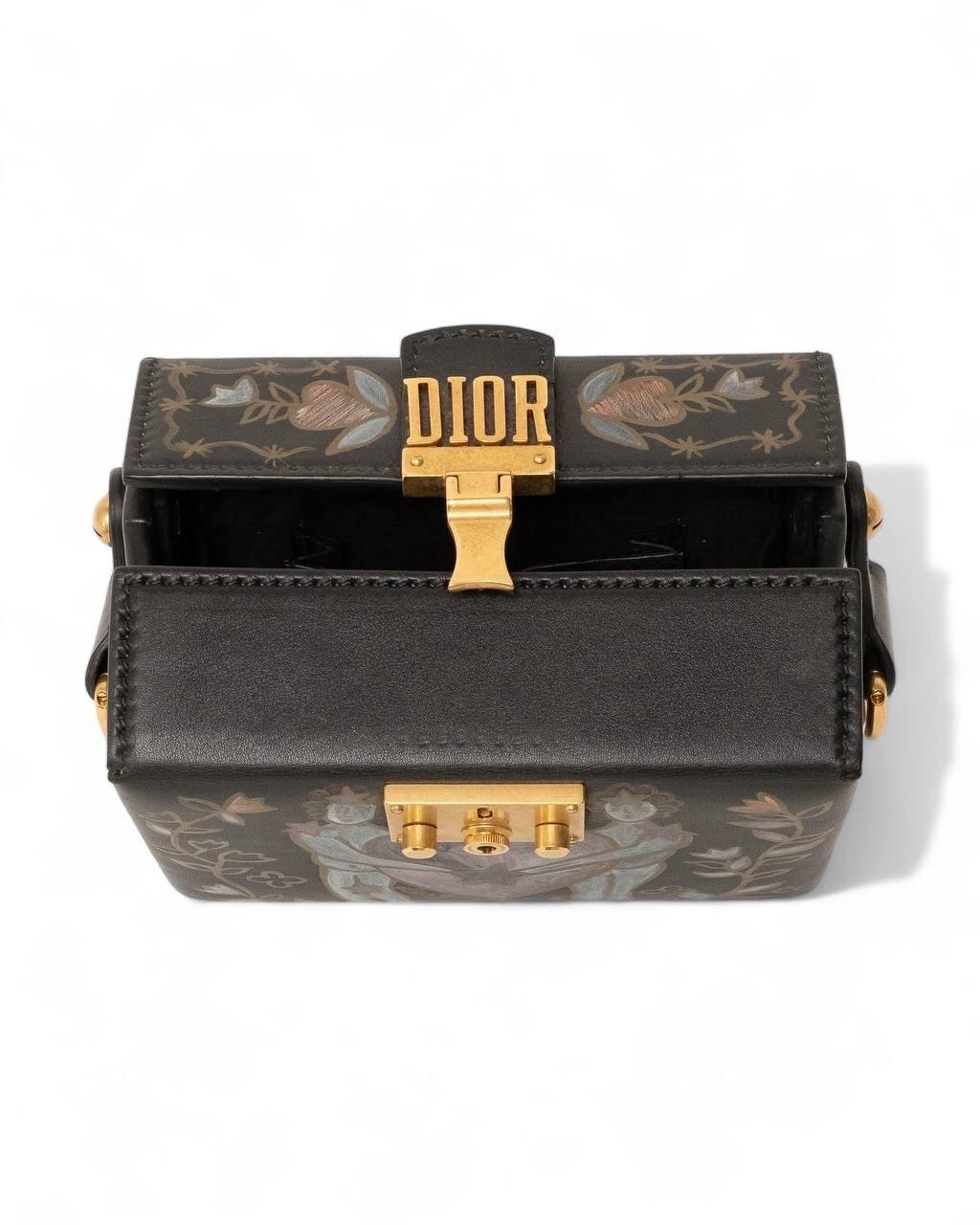 Borsa a Tracolla Dior LockBox Zodiaco A.E L. Nera in vendita 7
