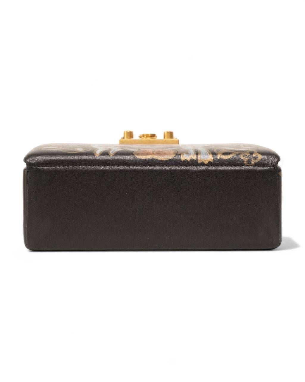 Borsa a Tracolla Dior LockBox Zodiaco A.E L. Nera in vendita 8