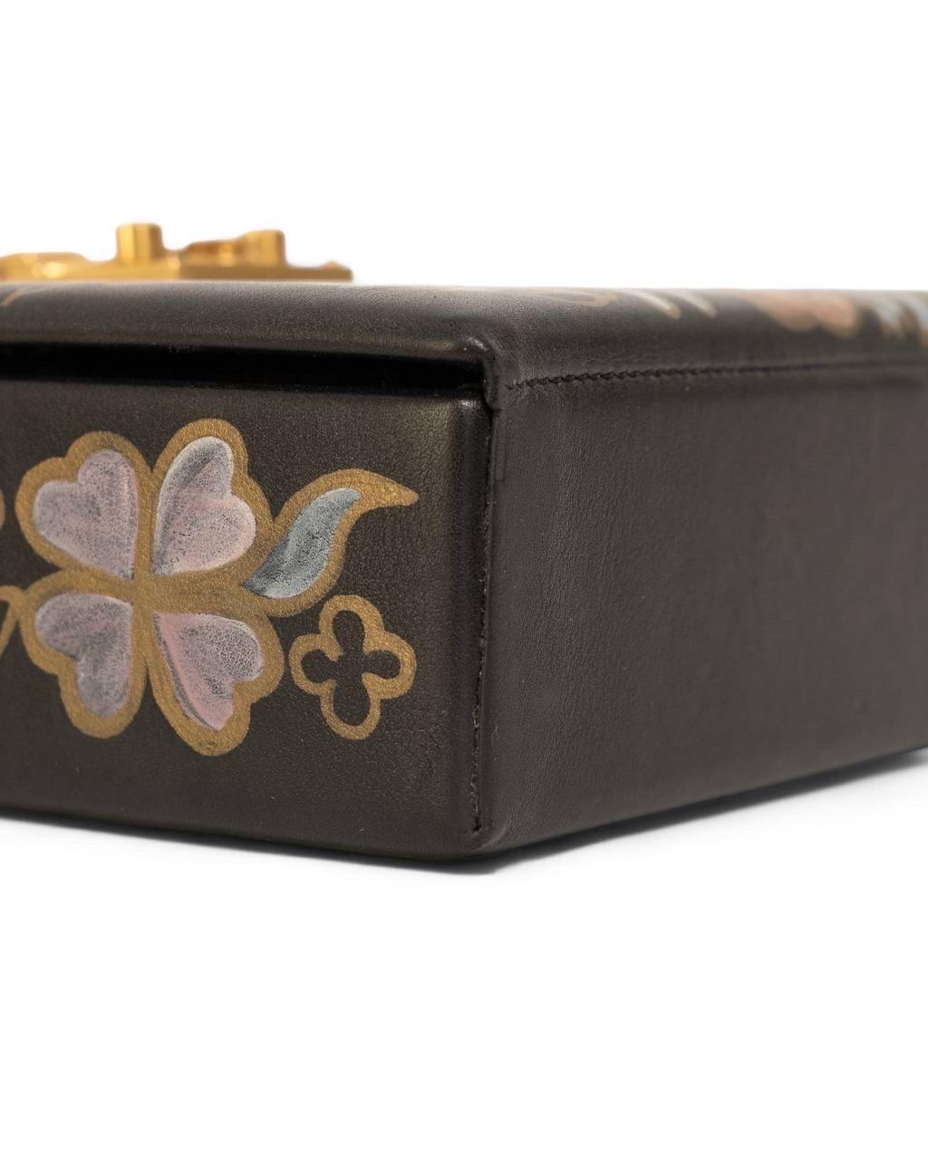 Borsa a Tracolla Dior LockBox Zodiaco A.E L. Nera in vendita 9