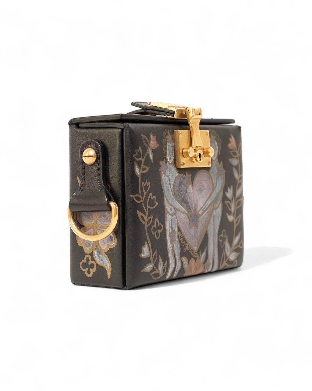 Borsa a Tracolla Dior LockBox Zodiaco A.E L. Nera in vendita 2