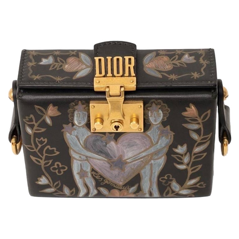 Borsa a Tracolla Dior LockBox Zodiaco A.E.L. Nera