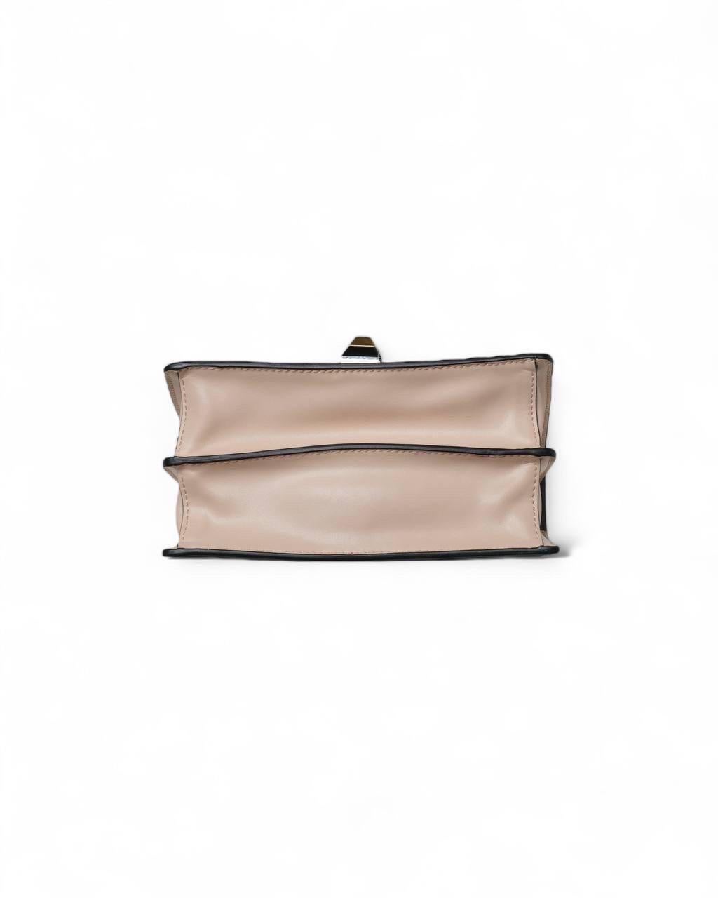 Borsa A Tracolla Fendi Kan I Small Tricolor Nera For Sale 8