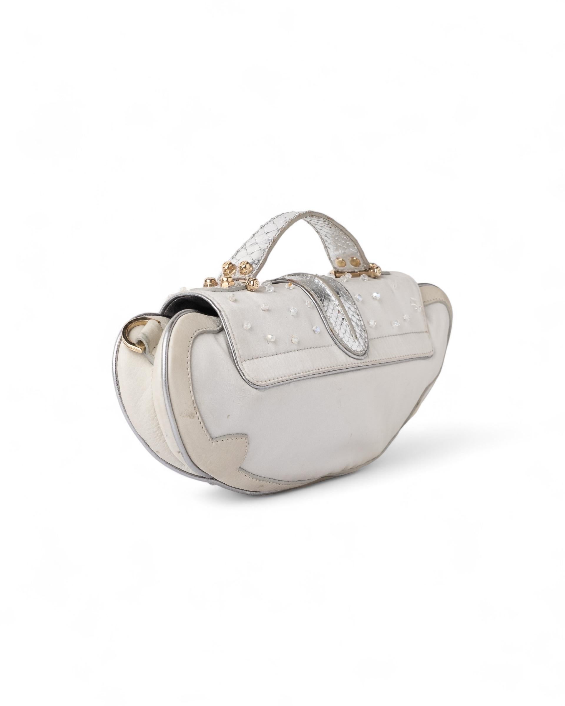 Borsa A Tracolla Fendi Vanity Mirror Silver For Sale 4