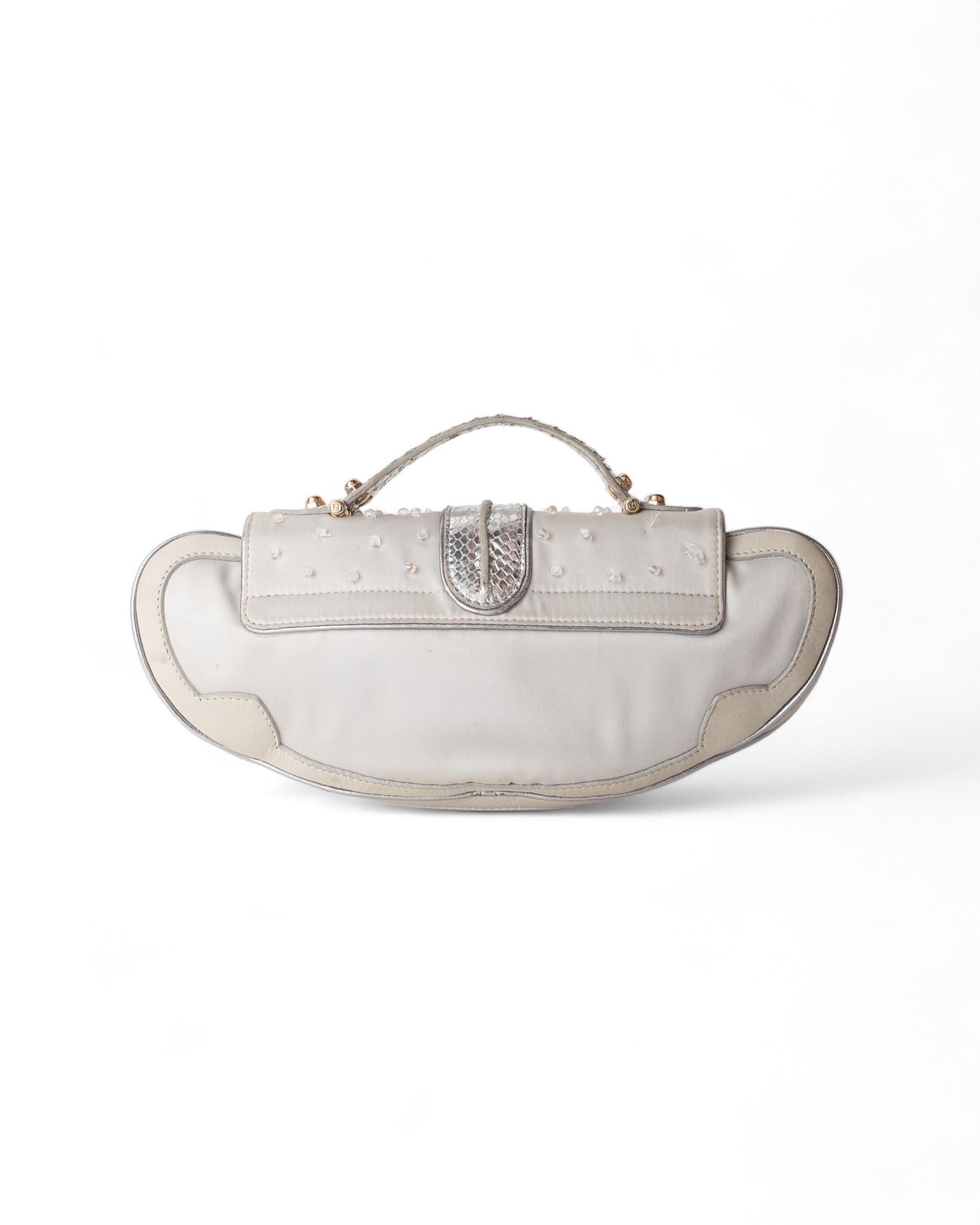 Borsa A Tracolla Fendi Vanity Mirror Silver For Sale 5