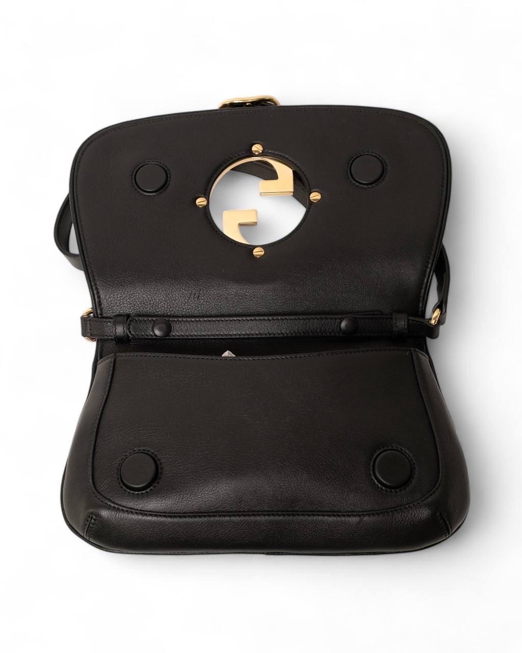 Borsa a Tracolla Gucci Blondue Bag MM Nera 7