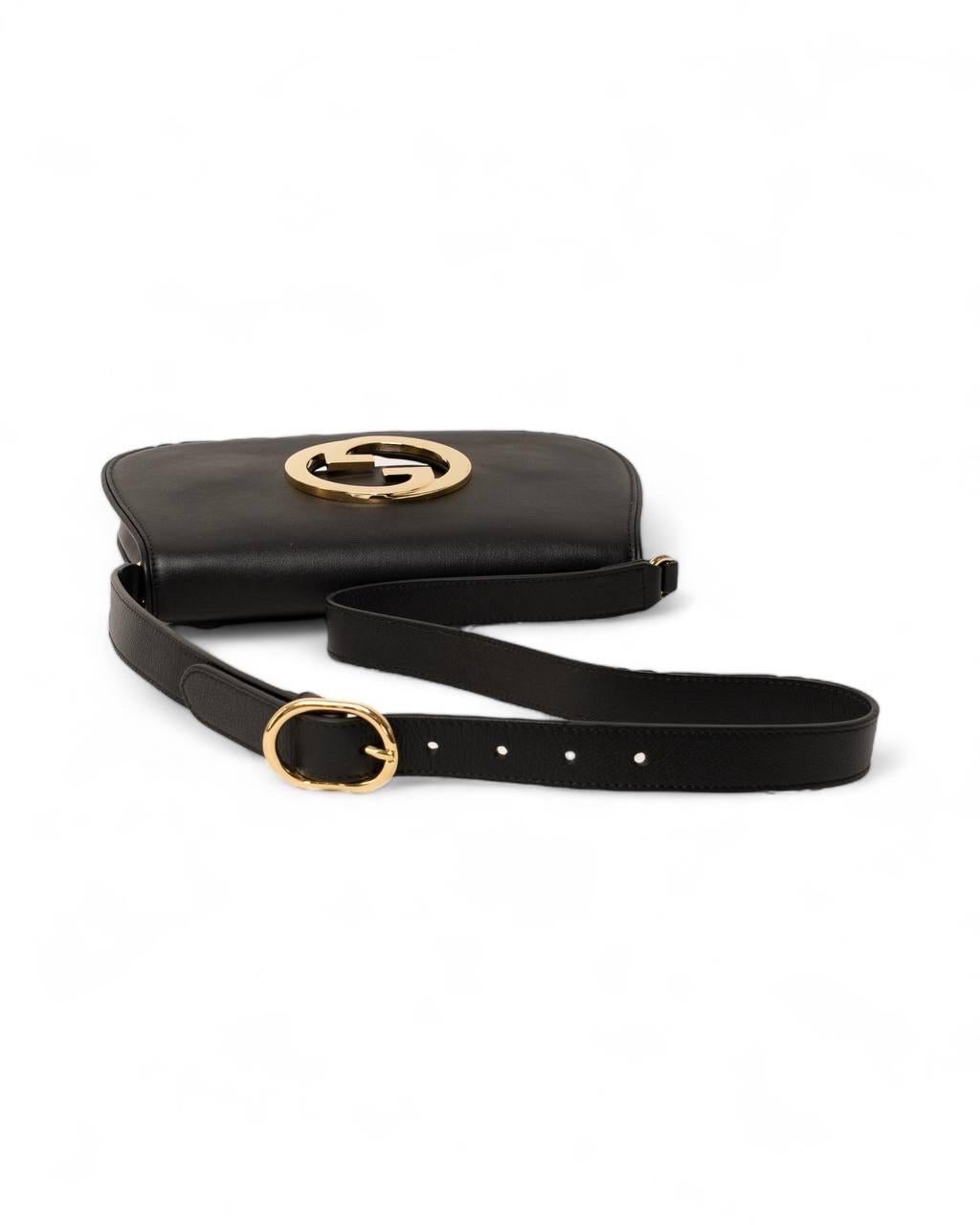 Borsa a Tracolla Gucci Blondue Bag MM Nera 3