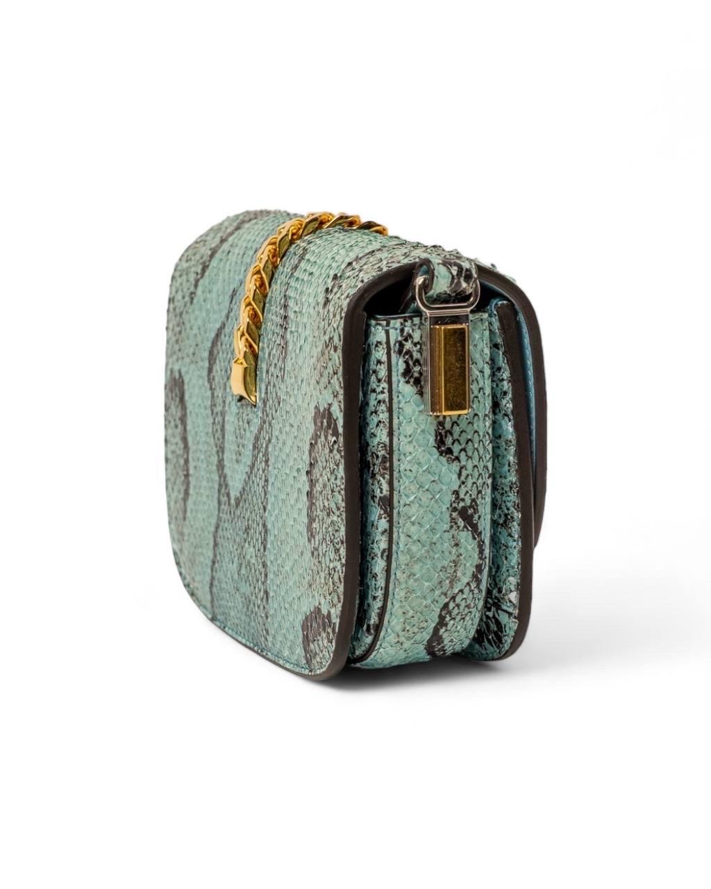 Borsa a Tracolla Gucci Sylvie 1969 Mini Celeste For Sale 4