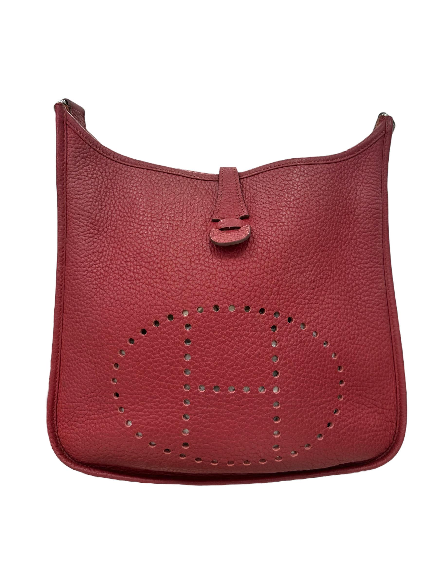 Borsa A Tracolla Hermès Evelyne PM Clemence Rouge H 2014