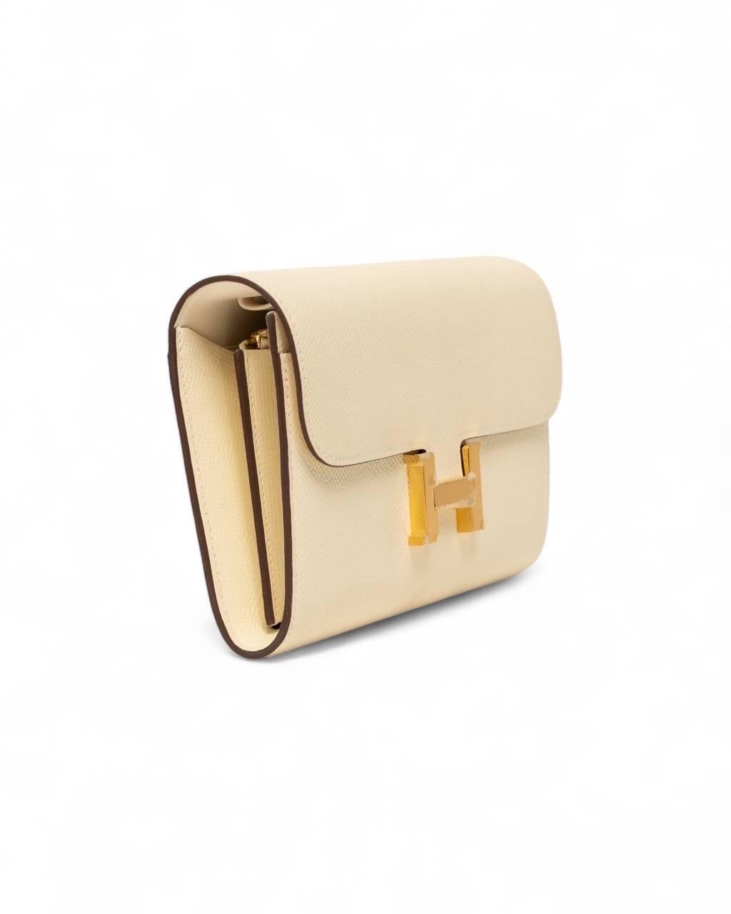 Beige Borsa A Tracolla Hermès Sac Constance To Go Epsom Nata For Sale