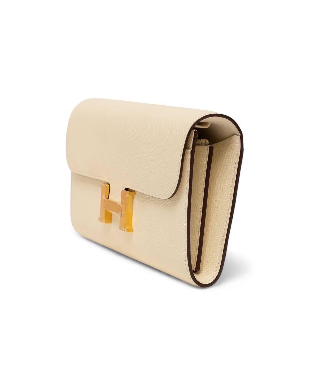 Borsa A Tracolla Hermès Sac Constance To Go Epsom Nata In New Condition For Sale In Torre Del Greco, IT