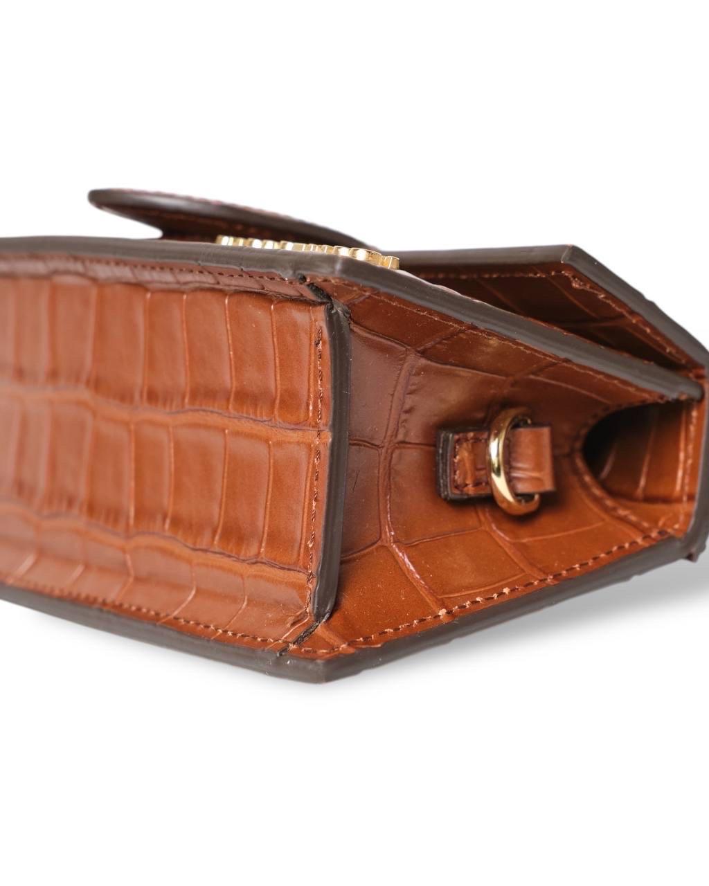 Borsa a Tracolla Jacquemus Le Bambino Mini Cocco Marrone 5