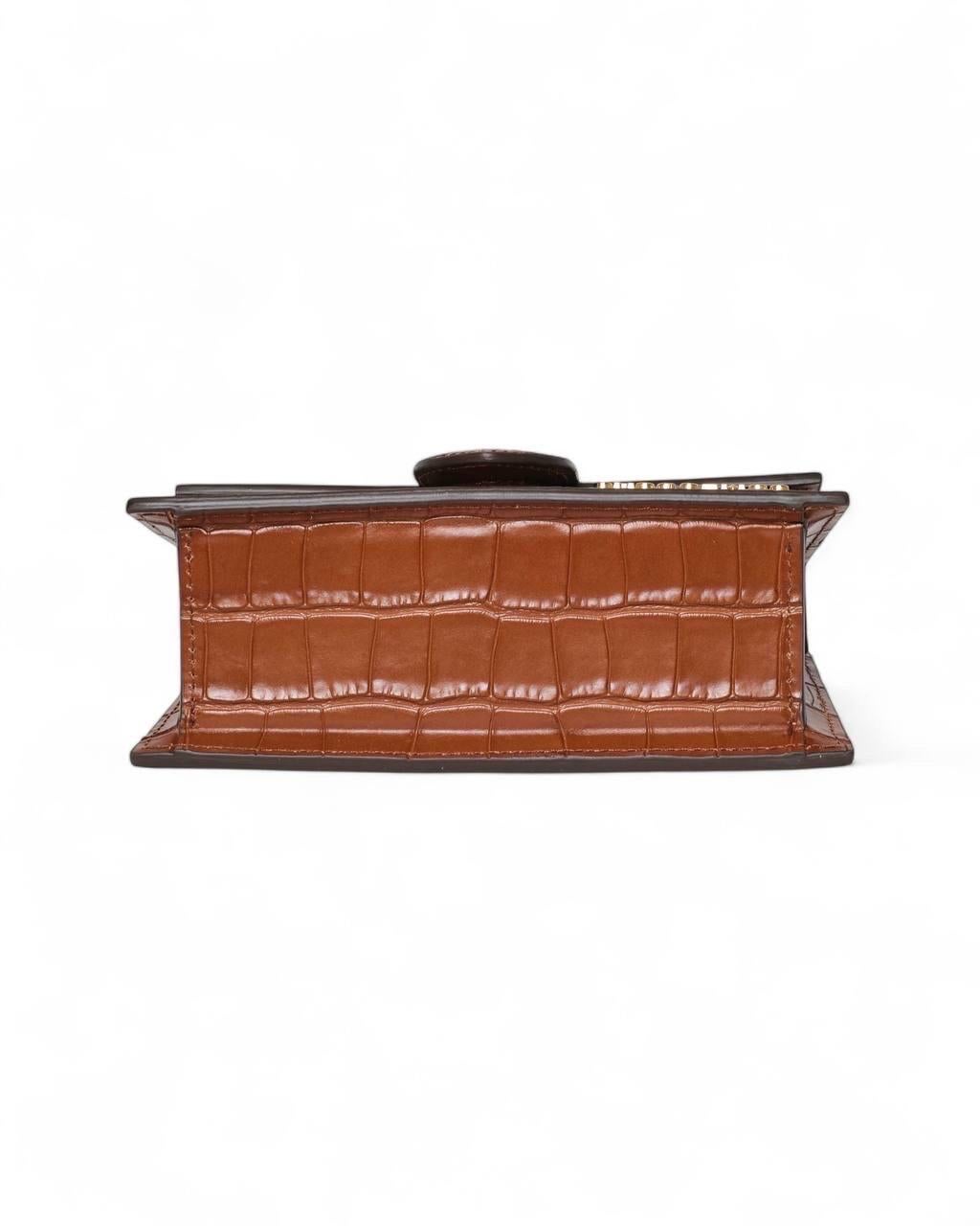 Borsa a Tracolla Jacquemus Le Bambino Mini Cocco Marrone 6