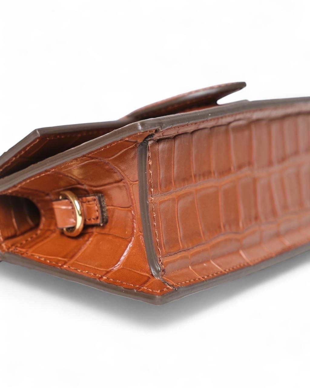 Borsa a Tracolla Jacquemus Le Bambino Mini Cocco Marrone 4