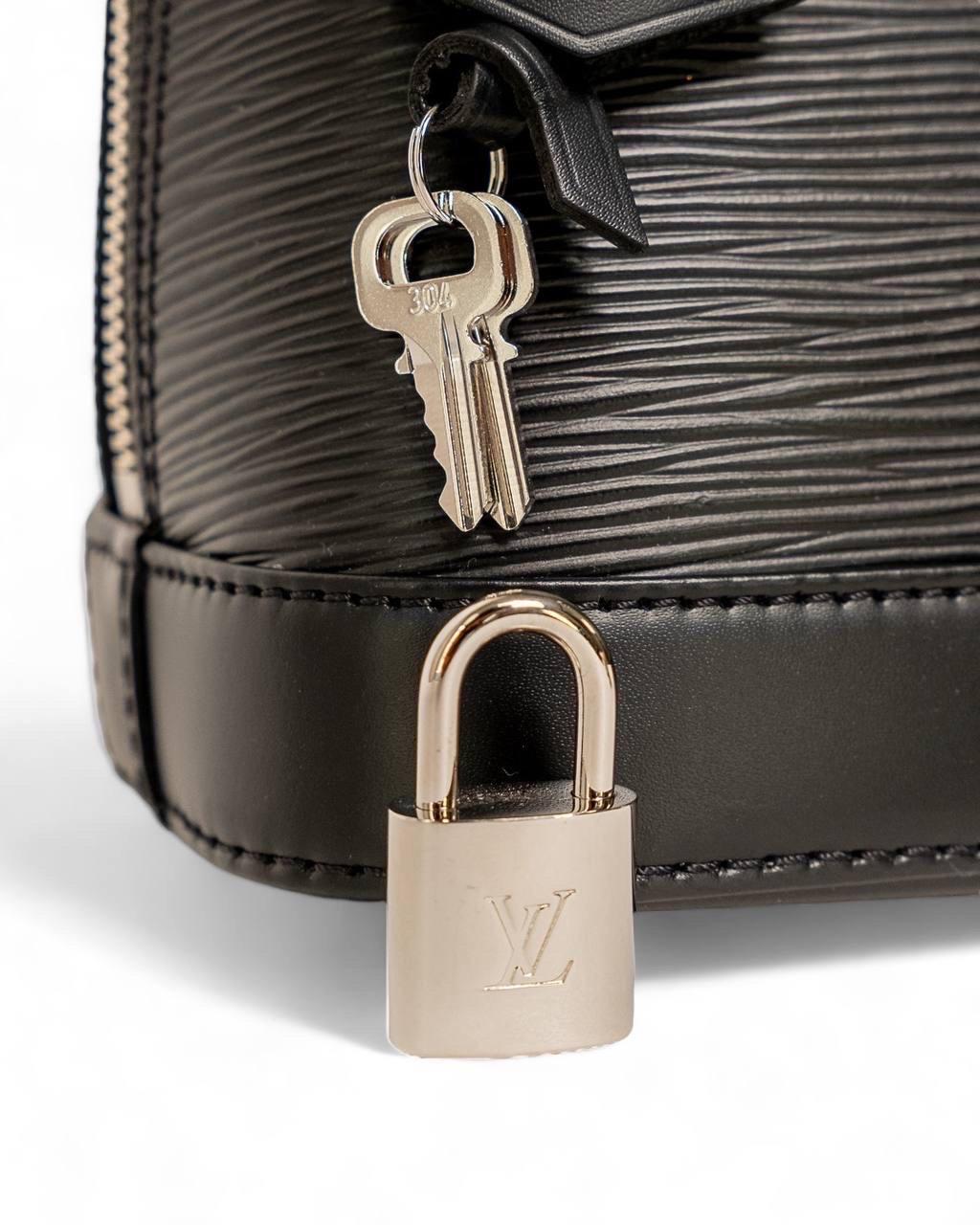 Borsa a tracolla Louis Vuitton Alma BB Epi Nera 6