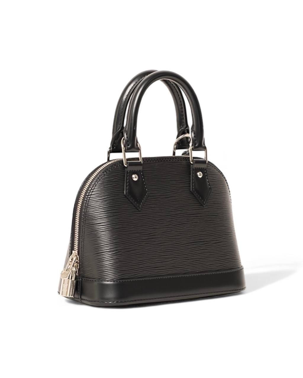 Borsa a tracolla Louis Vuitton Alma BB Epi Nera In Good Condition In Torre Del Greco, IT