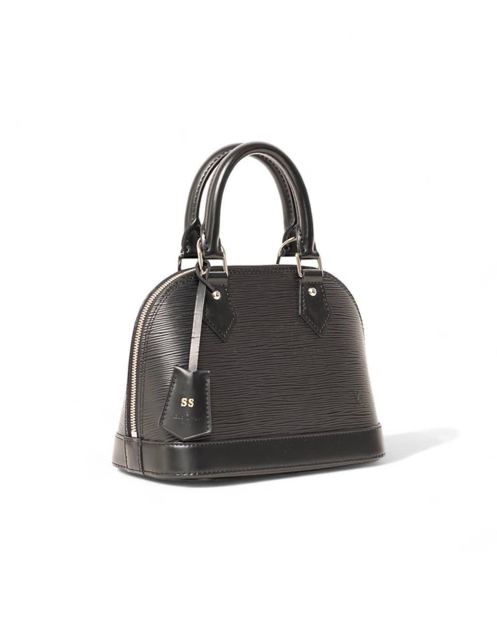 Borsa a tracolla Louis Vuitton Alma BB Epi Nera 2