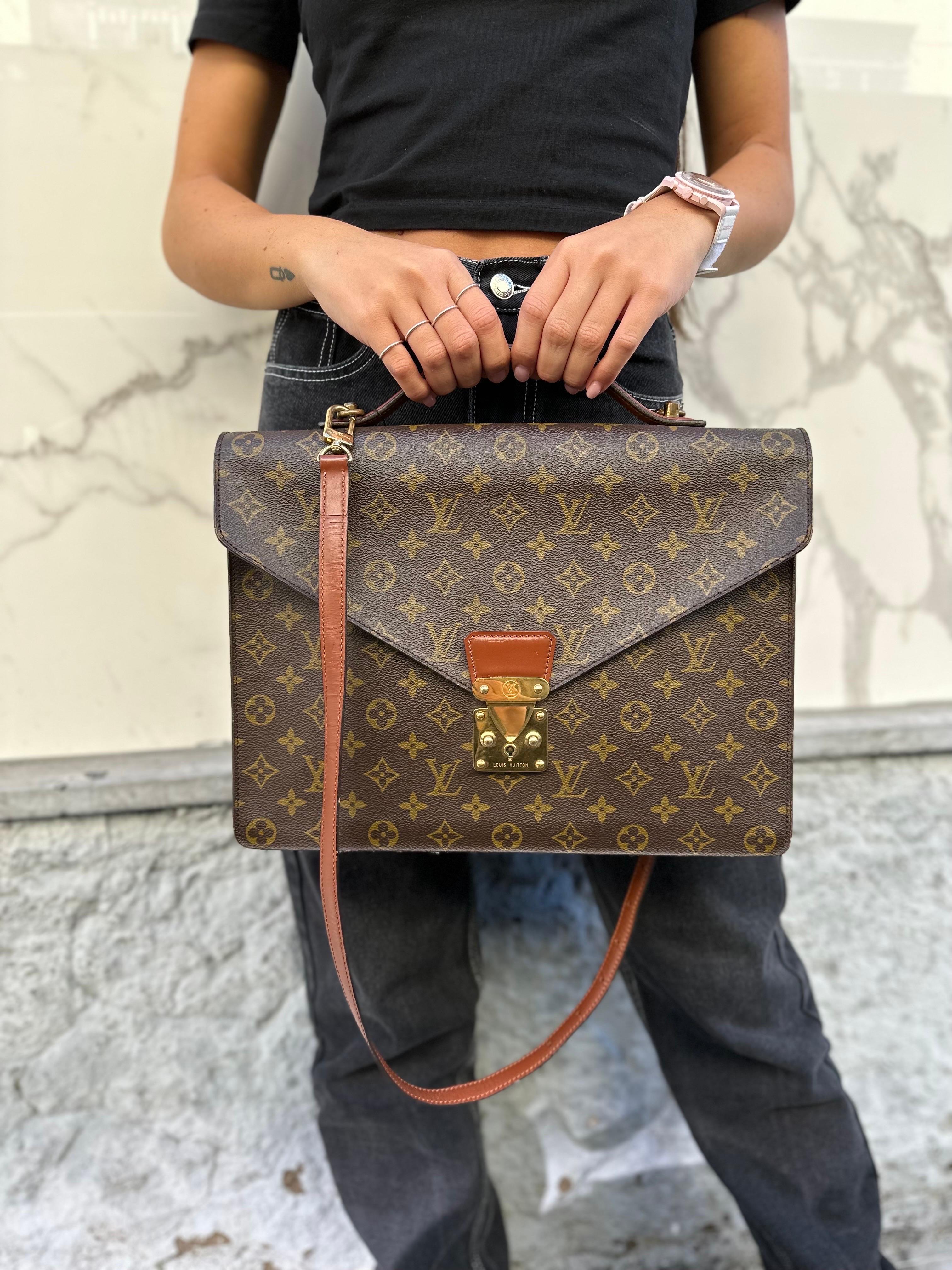 Borsa A Tracolla Louis Vuitton Monceau GM Monogram Vintage 13