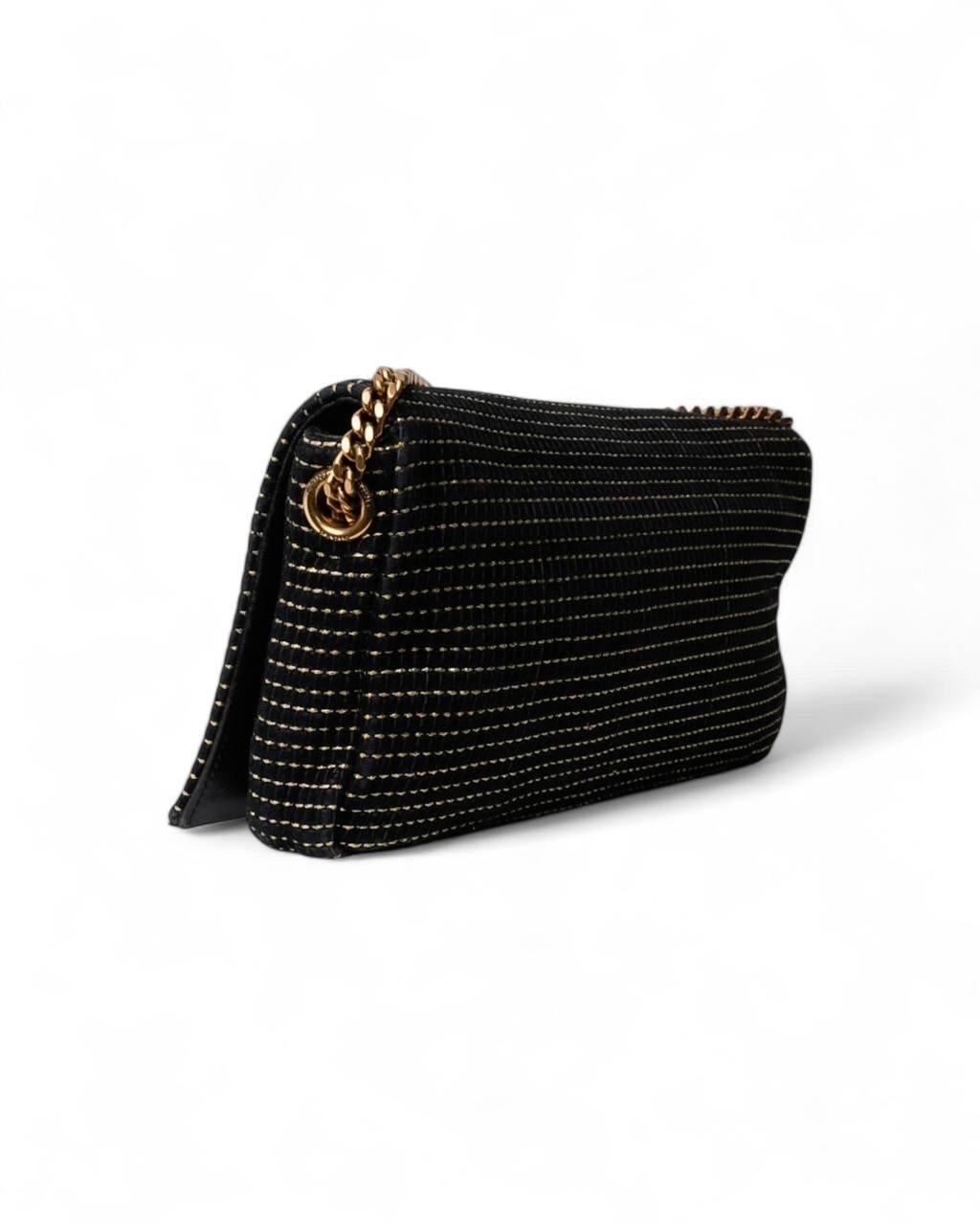 Borsa a Tracolla Saint Laurent Kate 99 Shoulder Velluto Nero 5