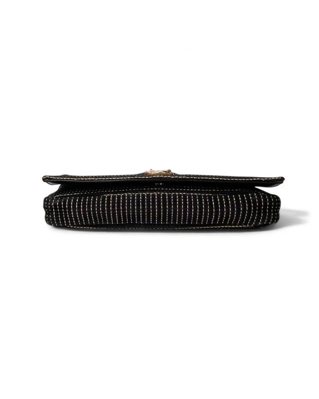 Borsa a Tracolla Saint Laurent Kate 99 Shoulder Velluto Nero 9