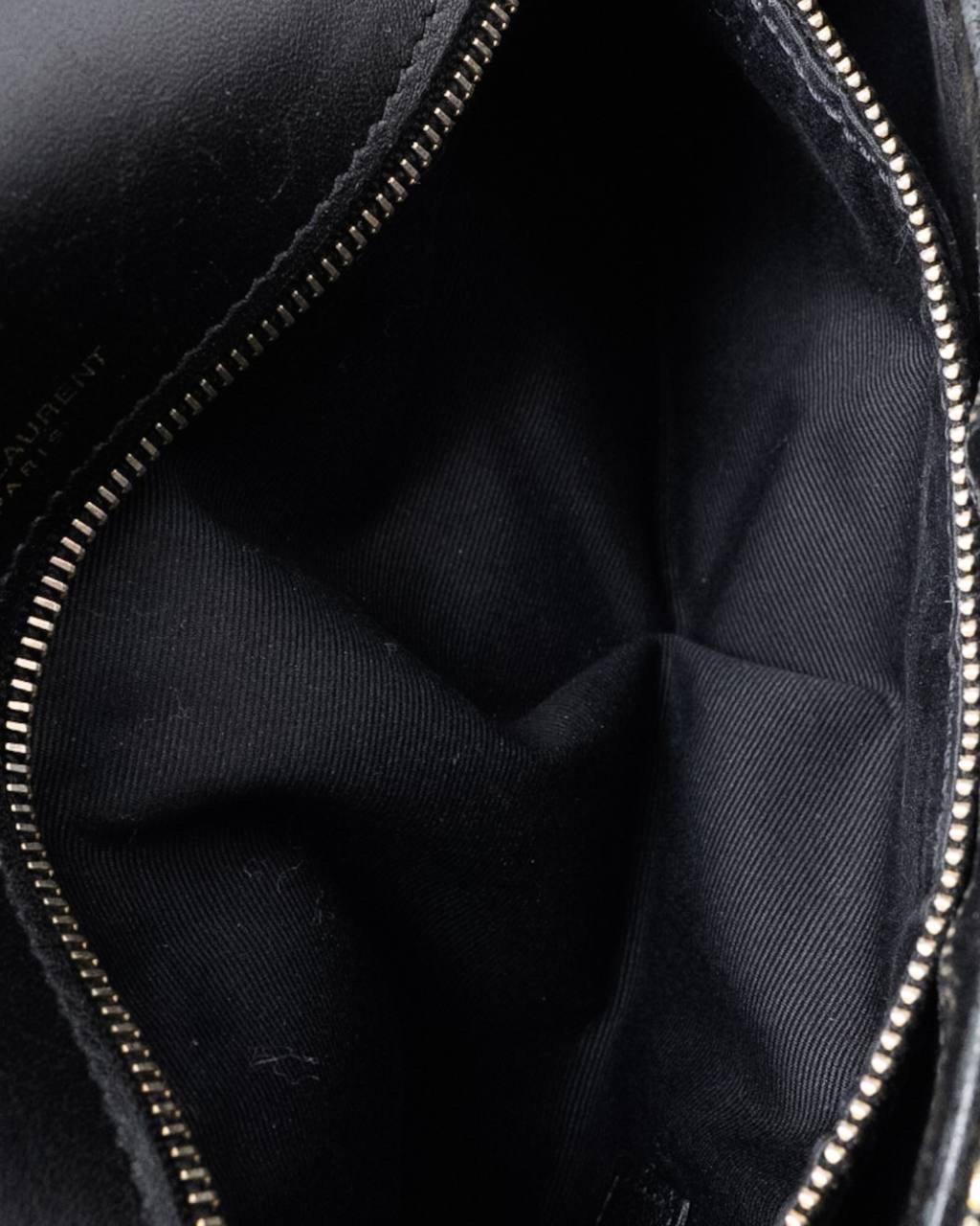 Borsa a Tracolla Saint Laurent Kate 99 Shoulder Velluto Nero 11