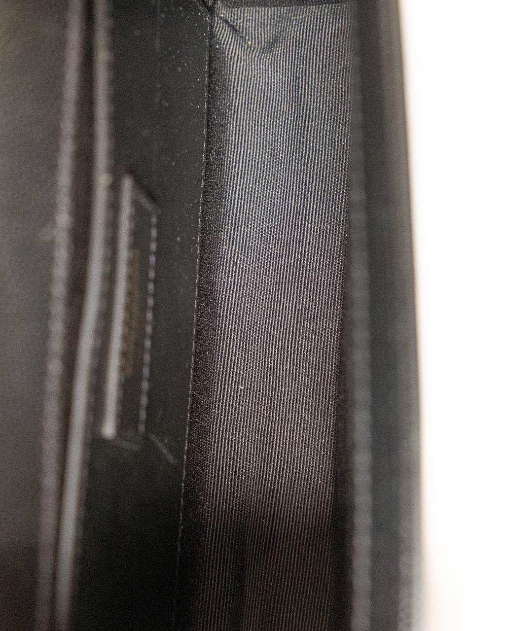 Borsa a Tracolla Saint Laurent Kate Small Granulata Nera 11