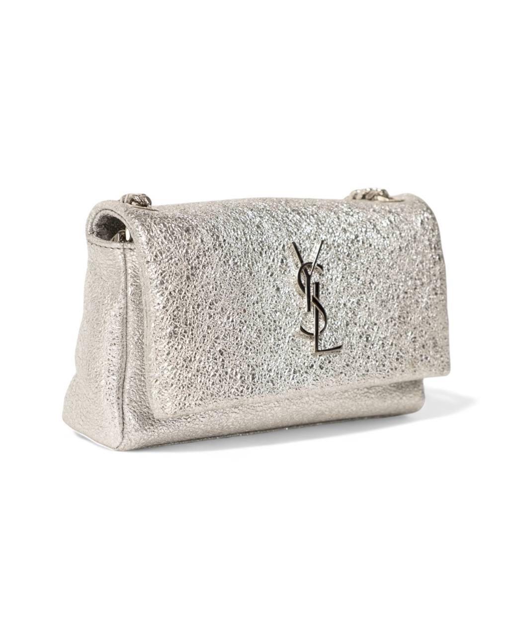 Borsa a Tracolla Saint Laurent West-Hollywood Mini Silver 10