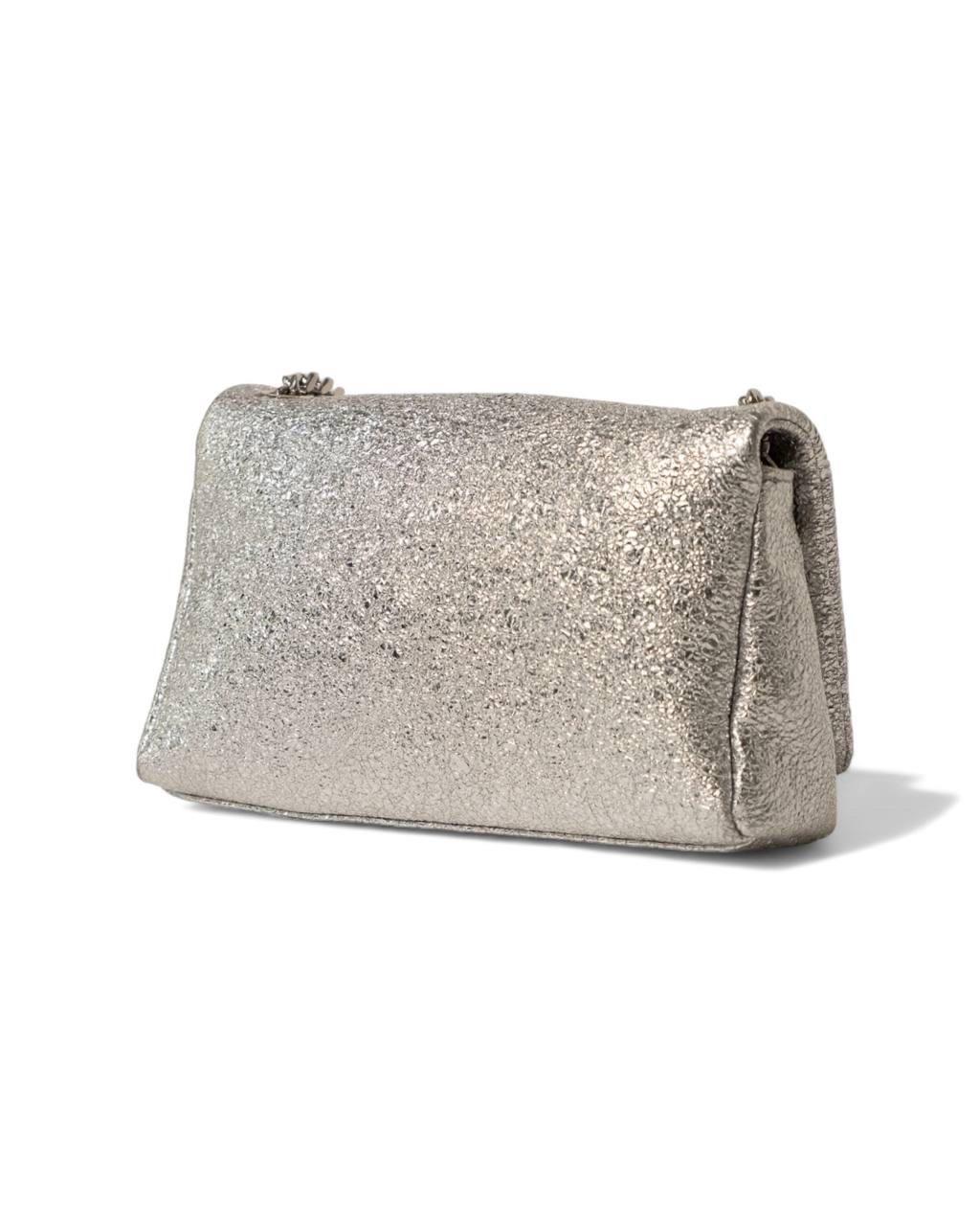 Borsa a Tracolla Saint Laurent West-Hollywood Mini Silver 16