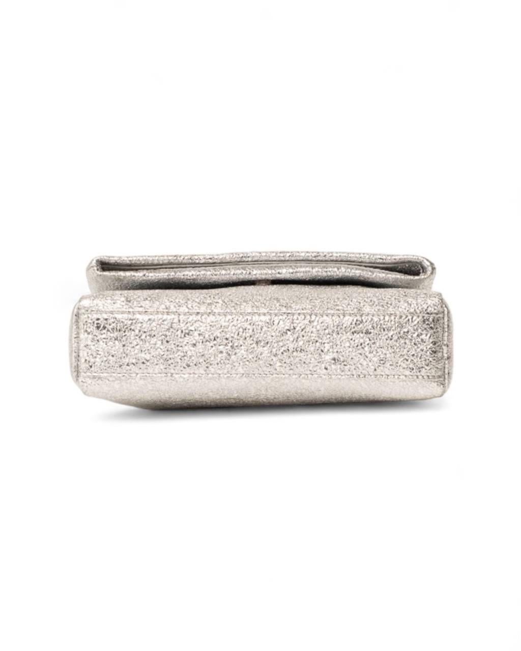 Borsa a Tracolla Saint Laurent West-Hollywood Mini Silver 20