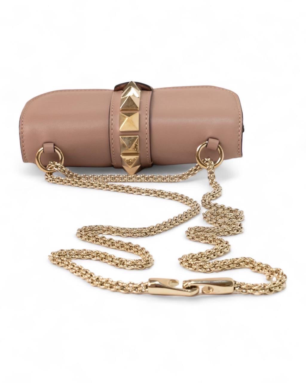 Borsa A Tracolla Valentino Glam Lock Rockstud Small Rosa For Sale 2