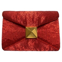 Borsa A Tracolla Valentino One Stud A.E.L. Rossa