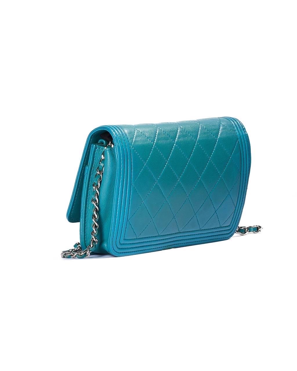 Women's Borsa a trscolla Chanel Wallet On Chain Boy Tiffany For Sale