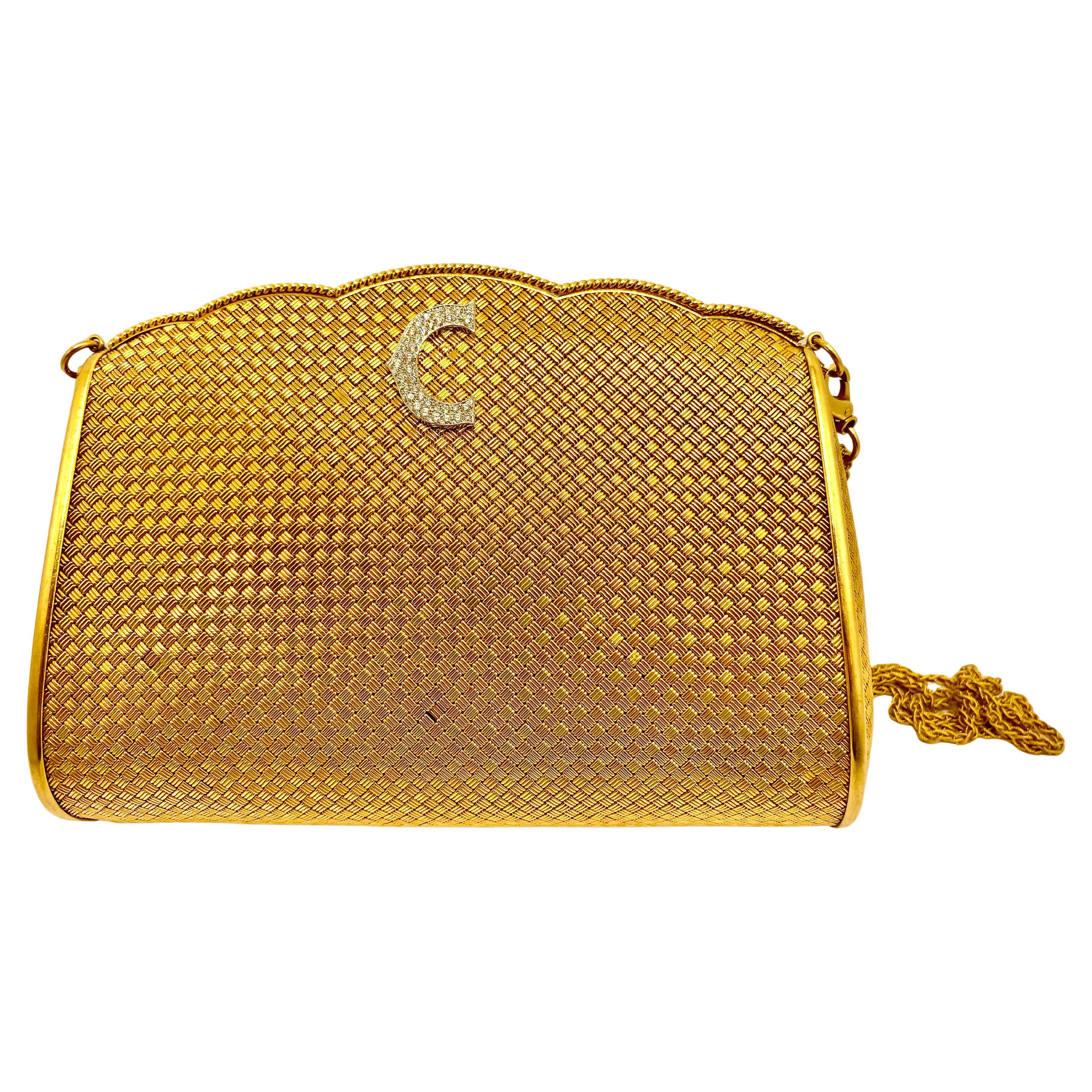 " Bolso Cartier en oro y diamantes - Obra maestra única de Rupert Emmerson en venta