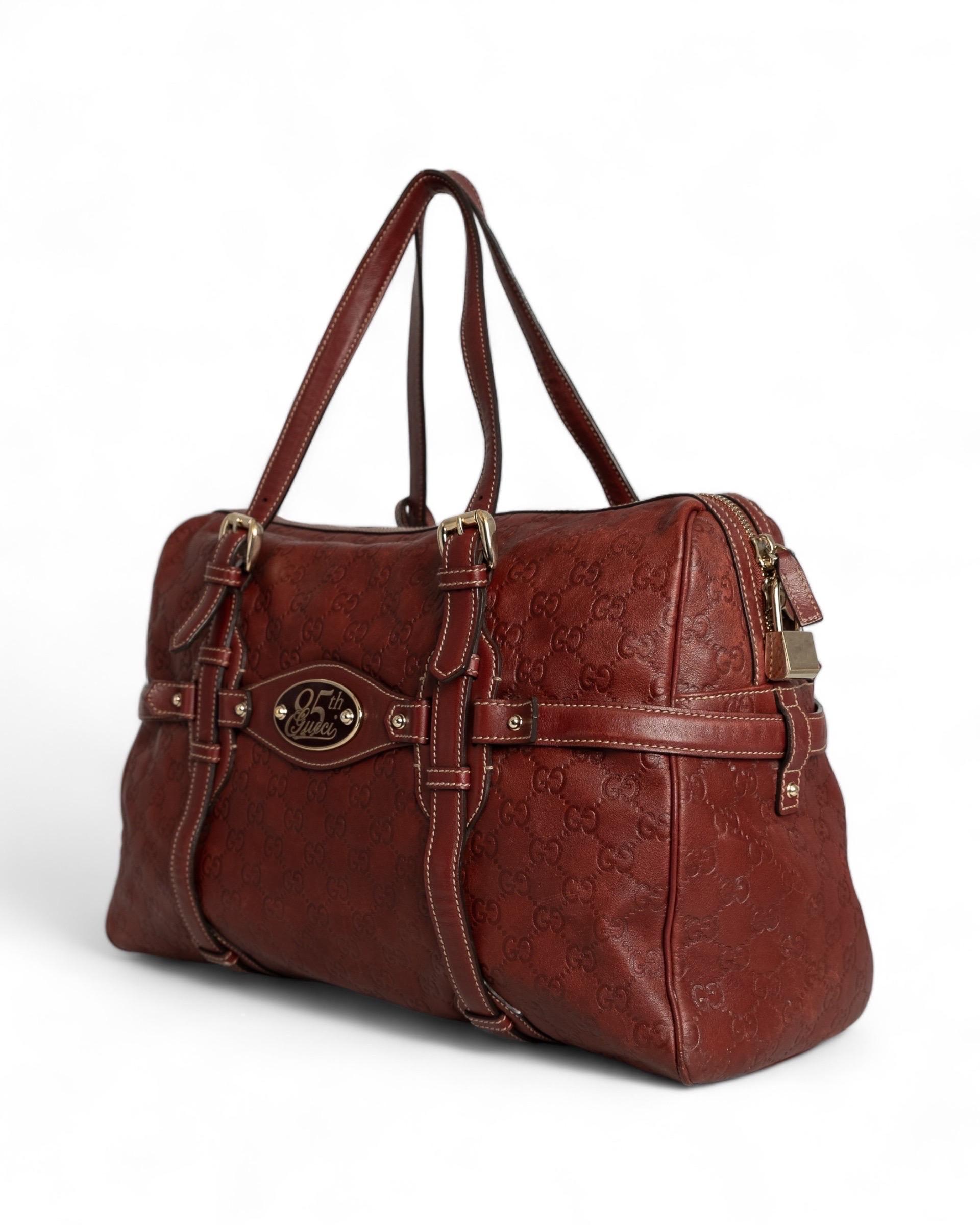 Borsa da Viaggio Gucci Boston 85th Anniversary L.E. In Good Condition In Torre Del Greco, IT