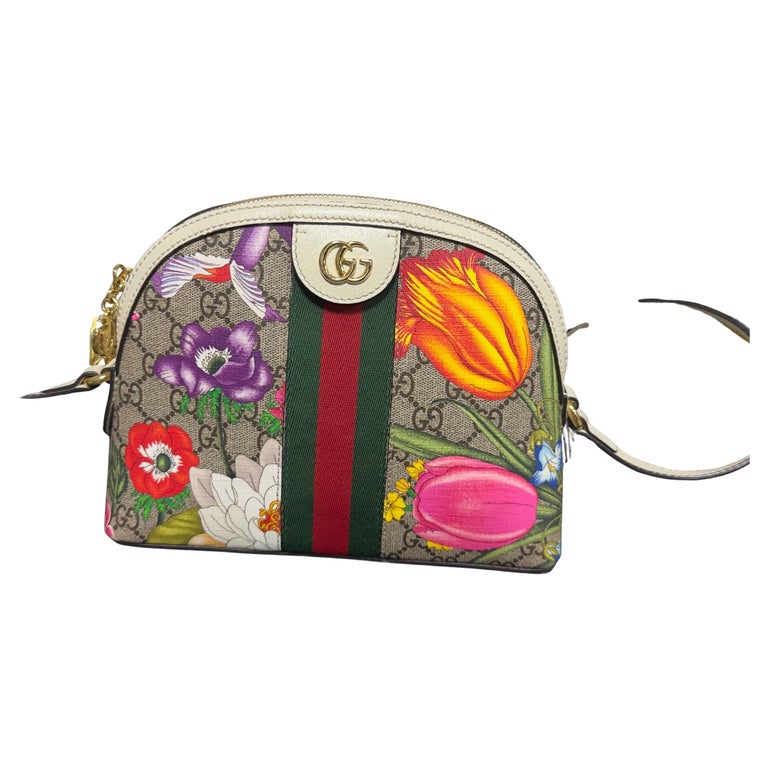 Gucci Ophidia Sacoche Gucci Rabat Gucci GG Supreme Sac à Poignée Supérieure  Ophidia Moyen En