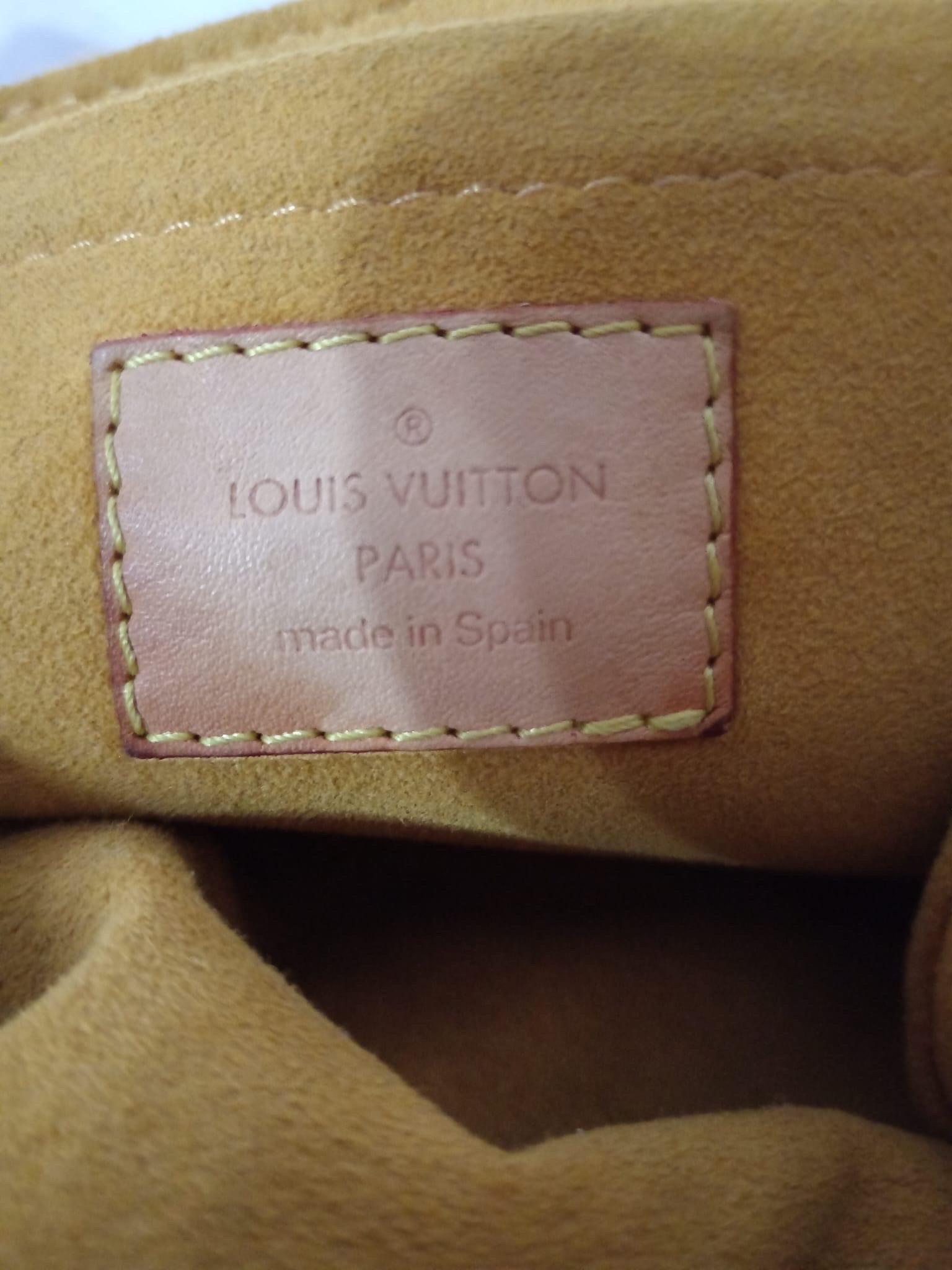 Borsa Louis Vuitton plissierter Denim fuori production in Denim  2