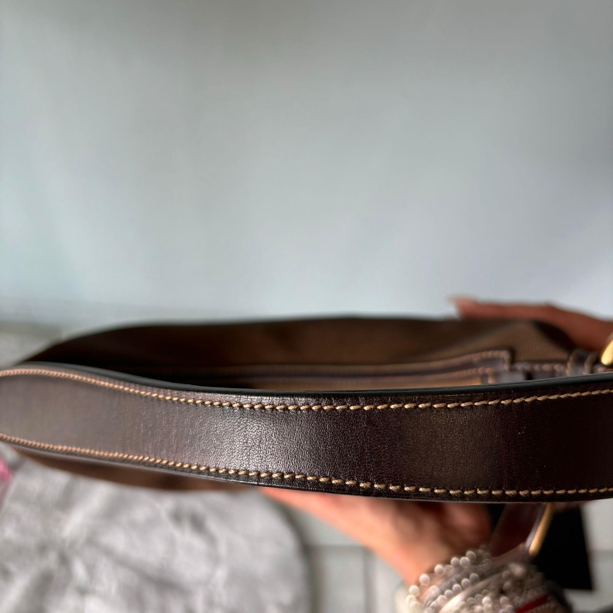 Borsa Prada in tela e pelle pari al nuovo For Sale 3