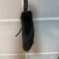 Prada bag in black mink like new