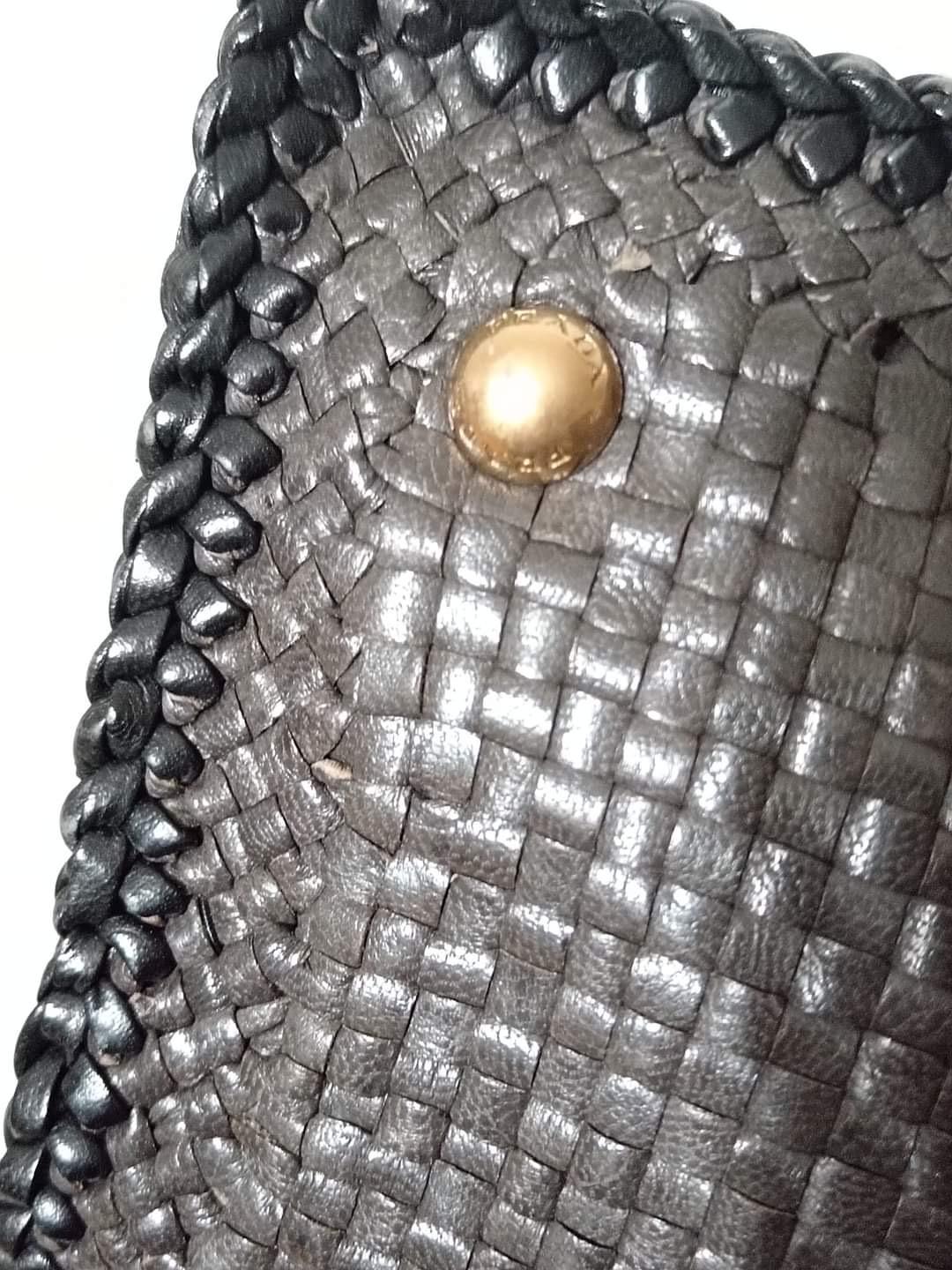 Borsa Prada Madras aus pelle-Marrone 10