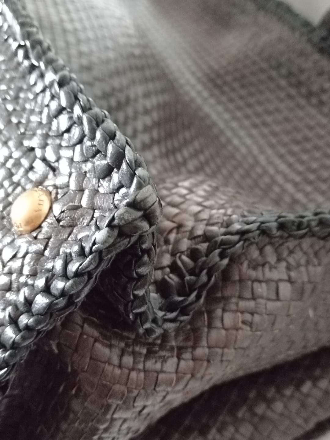 Borsa Prada Madras aus pelle-Marrone 14