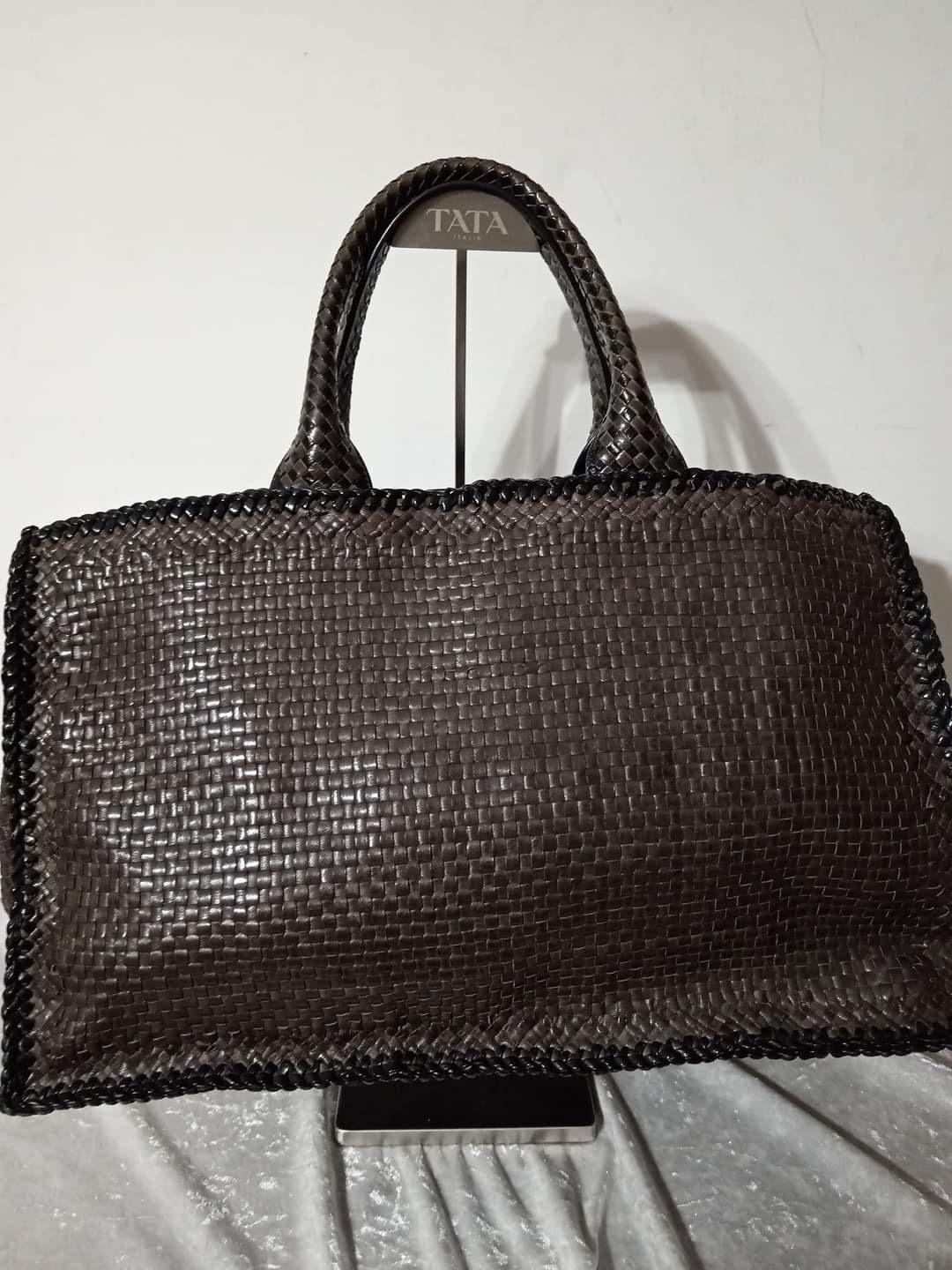 Borsa Prada Madras aus pelle-Marrone 3