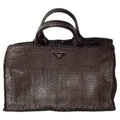 Borsa Prada Madras aus pelle-Marrone