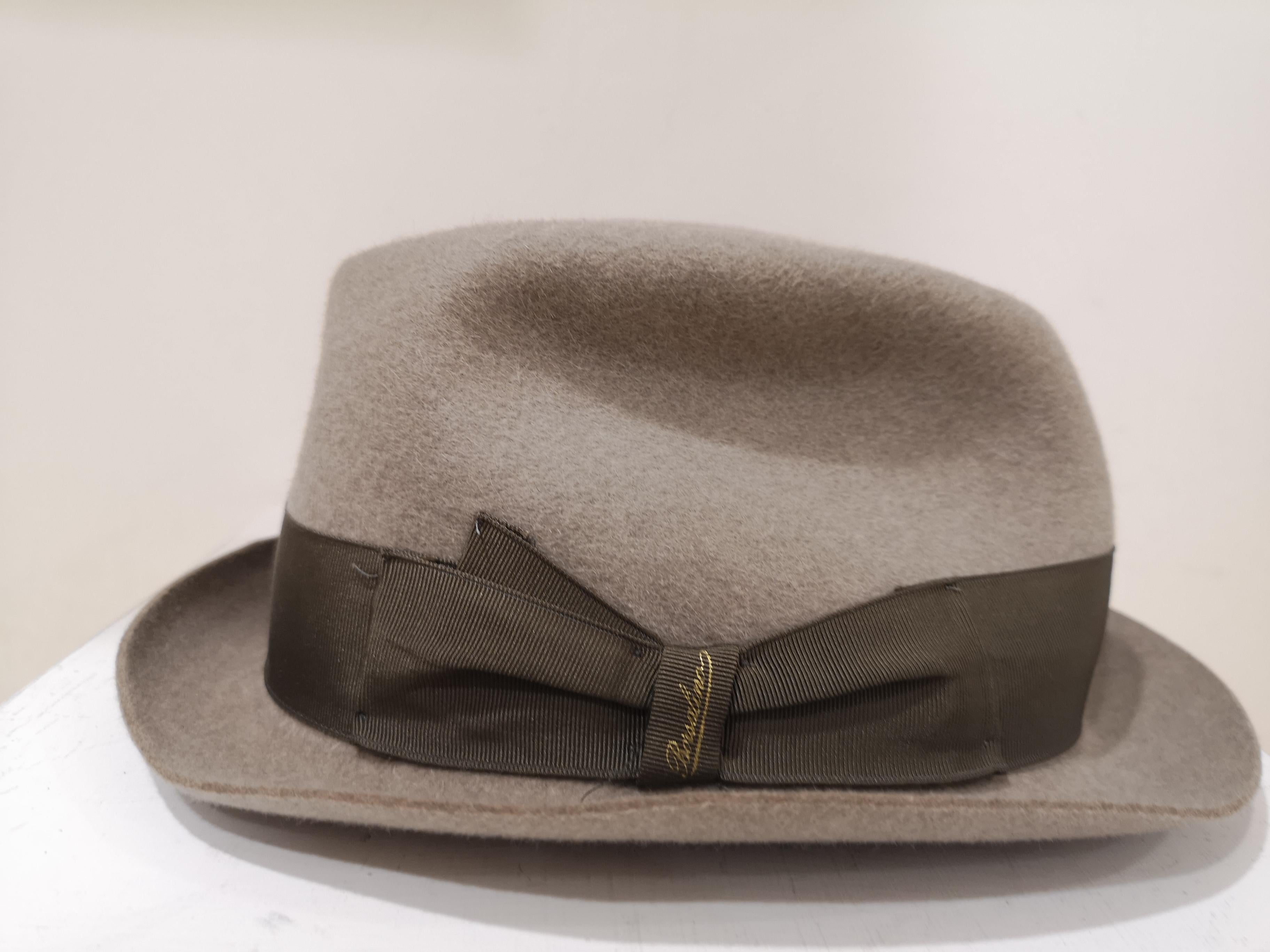 Borsalino Grey Wool Hat For Sale at 1stDibs