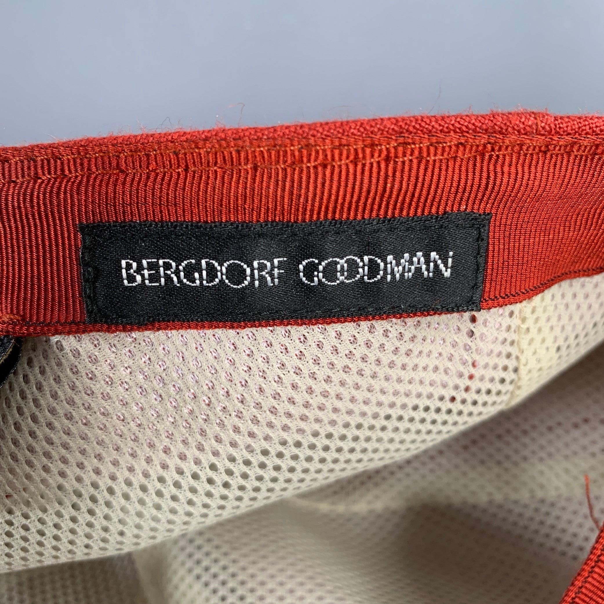 BORSALINO Taille L Chapeaux en lin rouge en vente 1