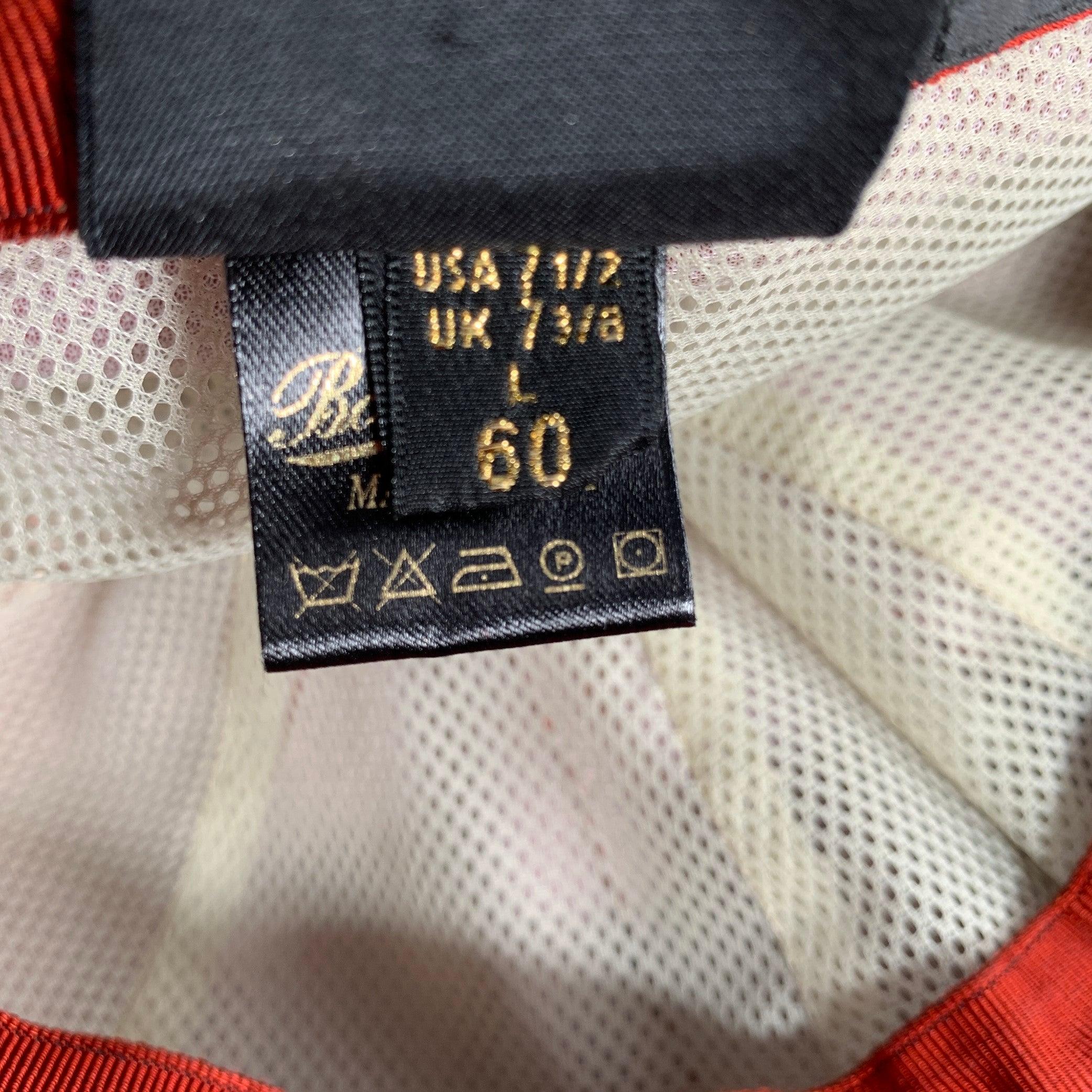 BORSALINO Taille L Chapeaux en lin rouge en vente 3