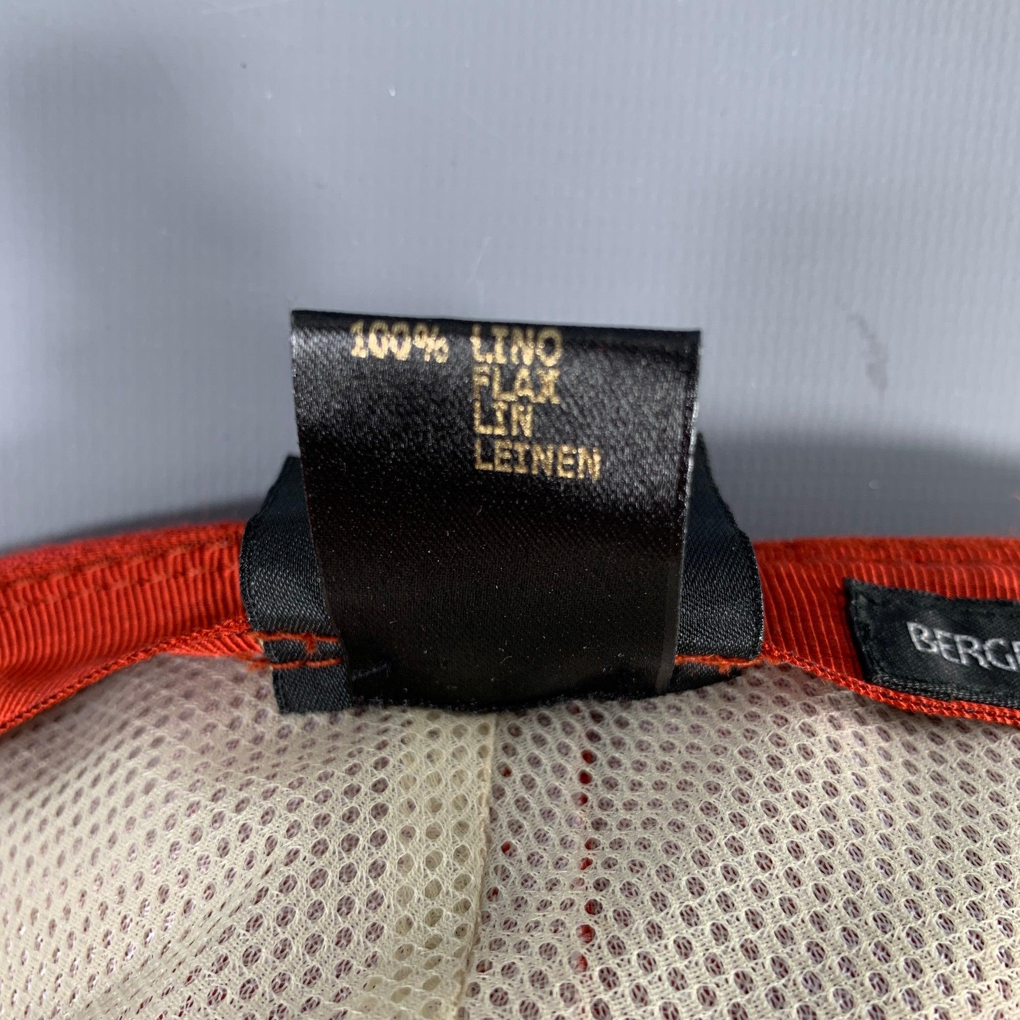Sombreros BORSALINO Talla L Lino Rojo en venta 4