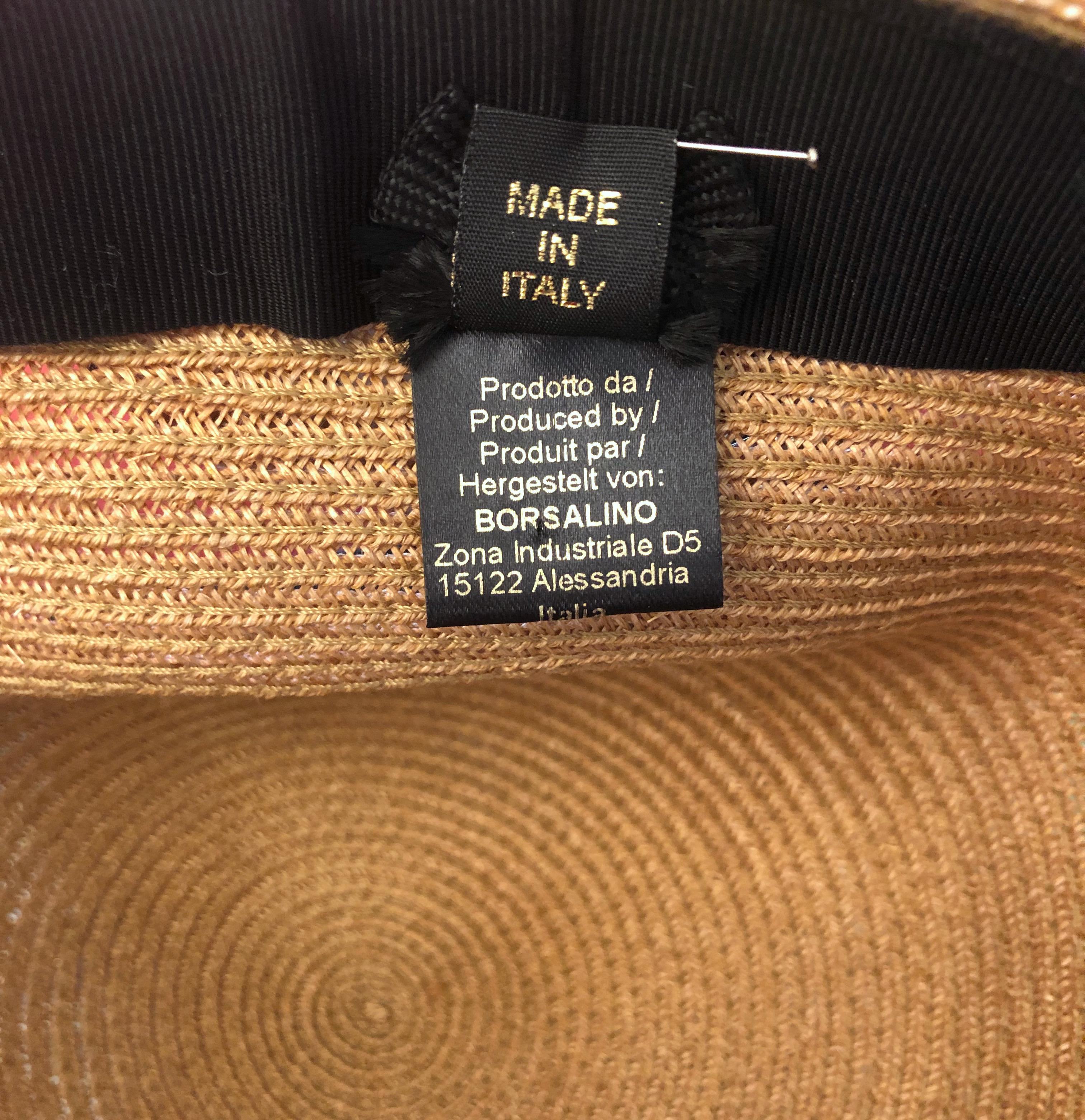 Borsalino Baseballmütze mit gewebtem Saum 2